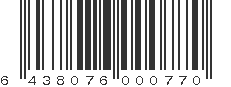 EAN 6438076000770
