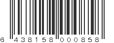 EAN 6438158000858