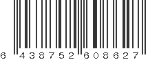 EAN 6438752608627
