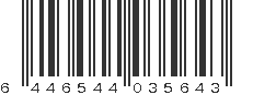 EAN 6446544035643