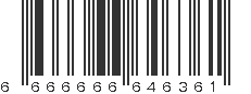 EAN 6666666646361