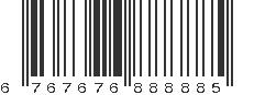 EAN 6767676888885