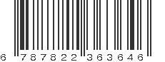EAN 6787822363646