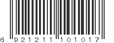 EAN 6921211101017