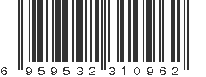 EAN 6959532310962