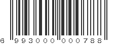 EAN 6993000000788