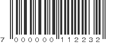 EAN 7000000112232