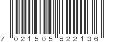 EAN 7021505822136