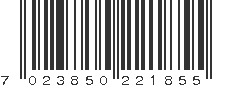 EAN 7023850221855