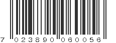 EAN 7023890060056