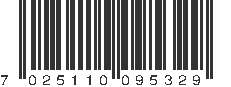 EAN 7025110095329
