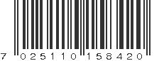 EAN 7025110158420