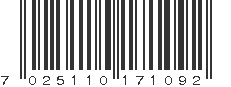 EAN 7025110171092