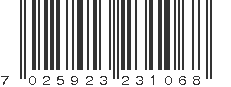EAN 7025923231068