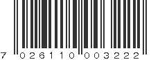 EAN 7026110003222