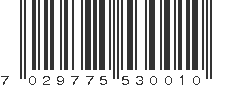 EAN 7029775530010