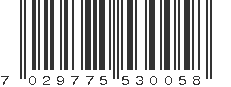 EAN 7029775530058