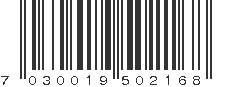 EAN 7030019502168