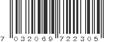 EAN 7032069722305