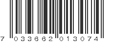 EAN 7033662013074