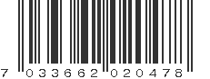 EAN 7033662020478