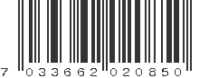 EAN 7033662020850