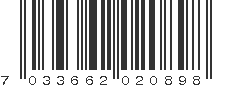 EAN 7033662020898