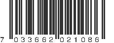 EAN 7033662021086