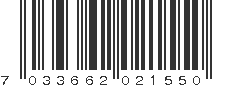 EAN 7033662021550