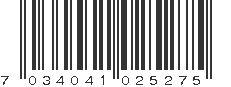 EAN 7034041025275