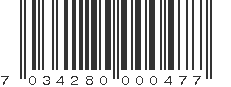 EAN 7034280000477