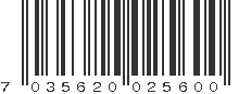 EAN 7035620025600