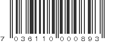 EAN 7036110000893
