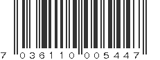 EAN 7036110005447