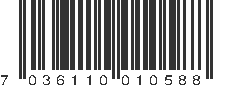 EAN 7036110010588