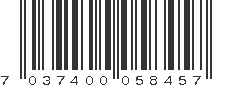 EAN 7037400058457