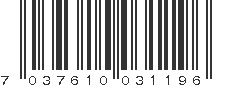 EAN 7037610031196