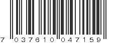 EAN 7037610047159