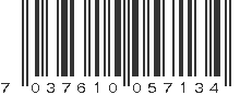 EAN 7037610057134