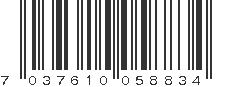 EAN 7037610058834