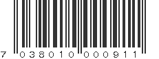 EAN 7038010000911