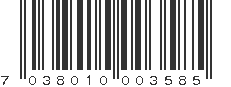 EAN 7038010003585