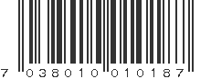 EAN 7038010010187