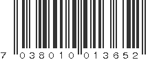 EAN 7038010013652