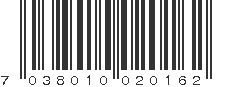 EAN 7038010020162