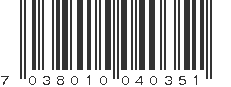 EAN 7038010040351