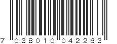 EAN 7038010042263
