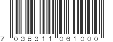 EAN 7038311061000