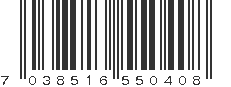 EAN 7038516550408
