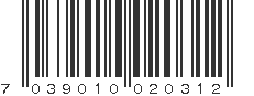 EAN 7039010020312